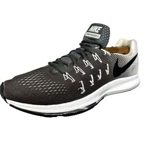 Womens Nike Air Zoom Pegasus 33 Running Shoes Sneakers Gray Size 10 831356-002